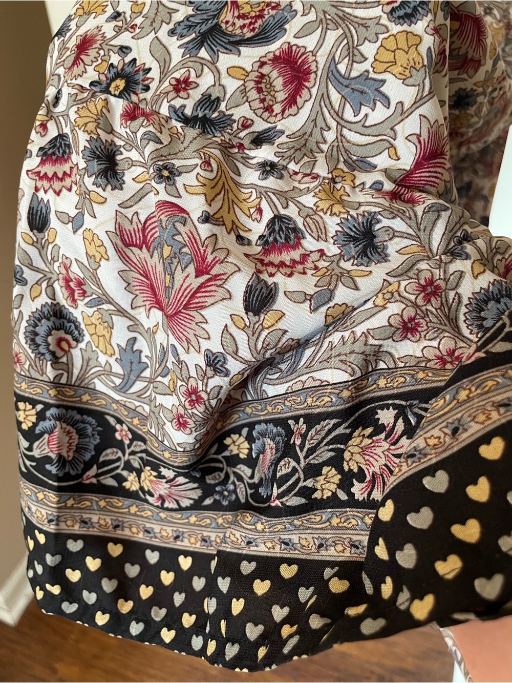 Anthropologie Boemo Boho Floral Maxi Dress Size M Western Prairie Renaissance - Picture 10 of 10